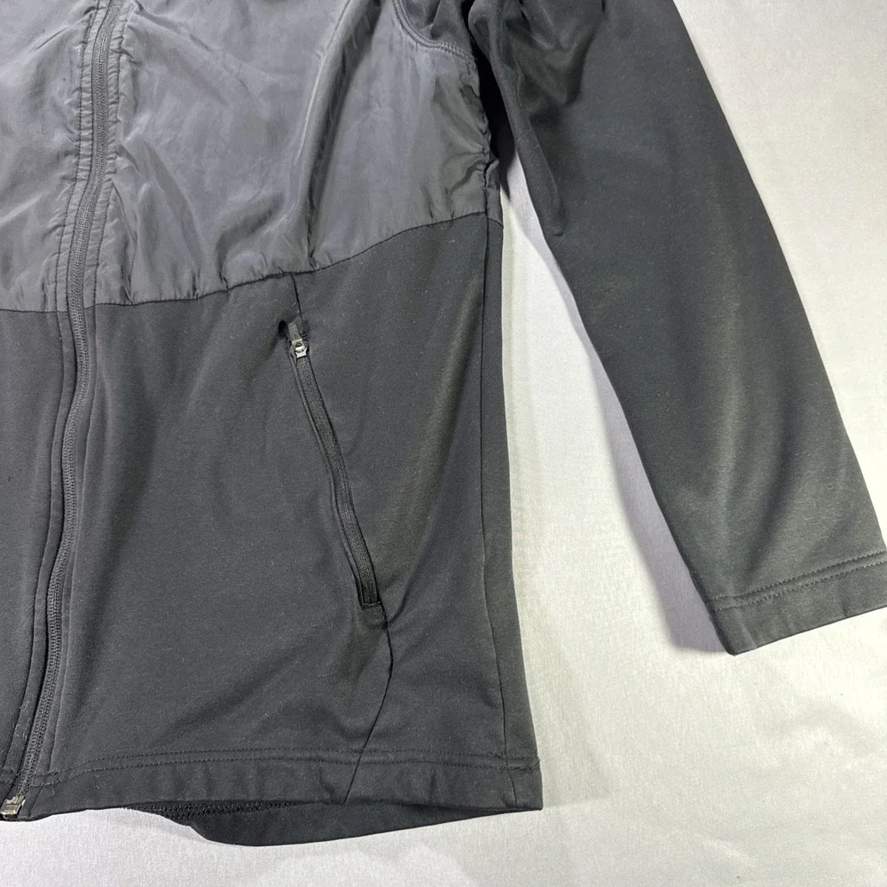 The North Face Cinder Jacket Mens Medium Black Hybrid Full Zip Fleece Technical
